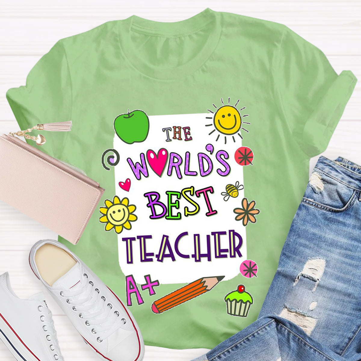 The Word's Best Teacher T-Shirt