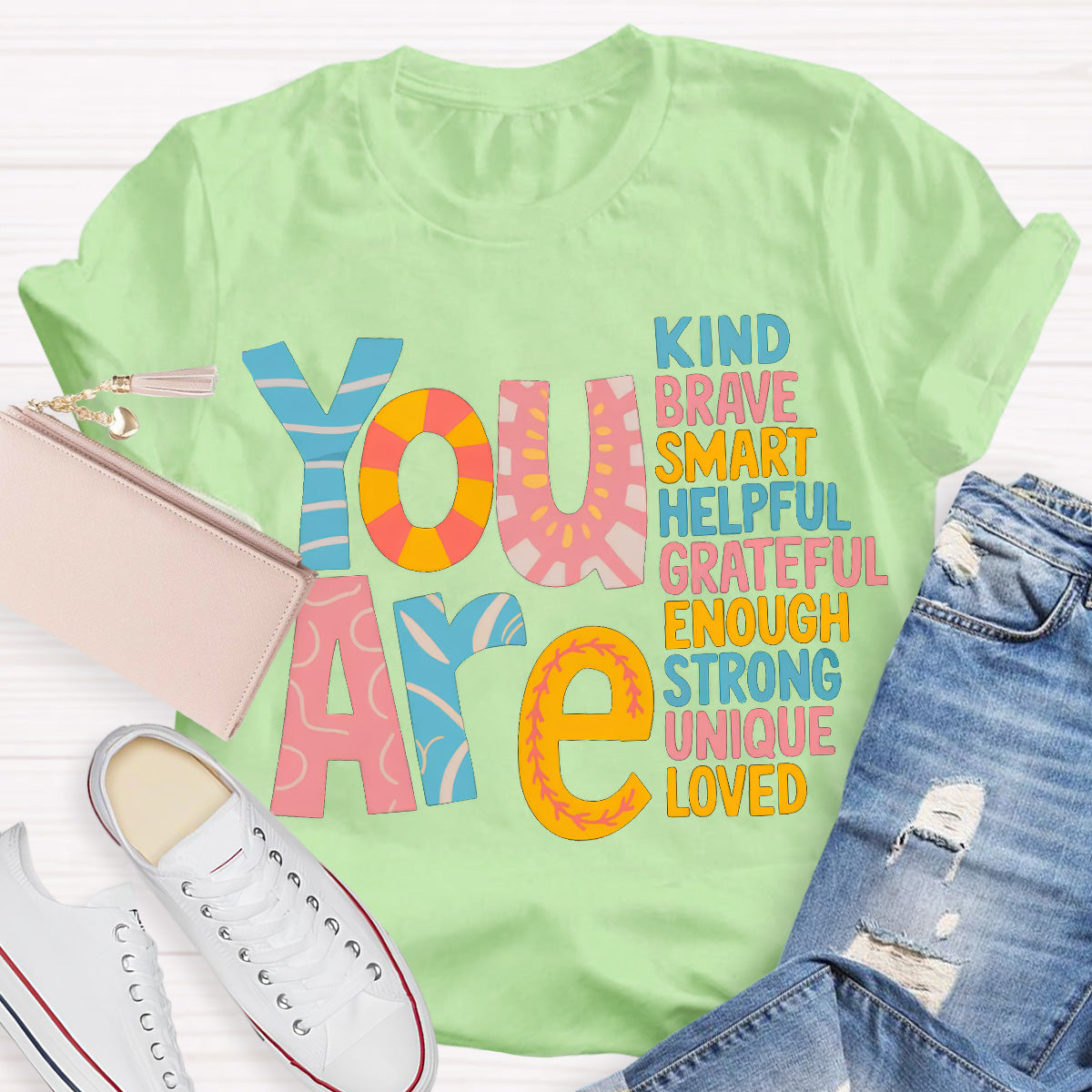 You Are Unique Strong Teacher T-Shirt