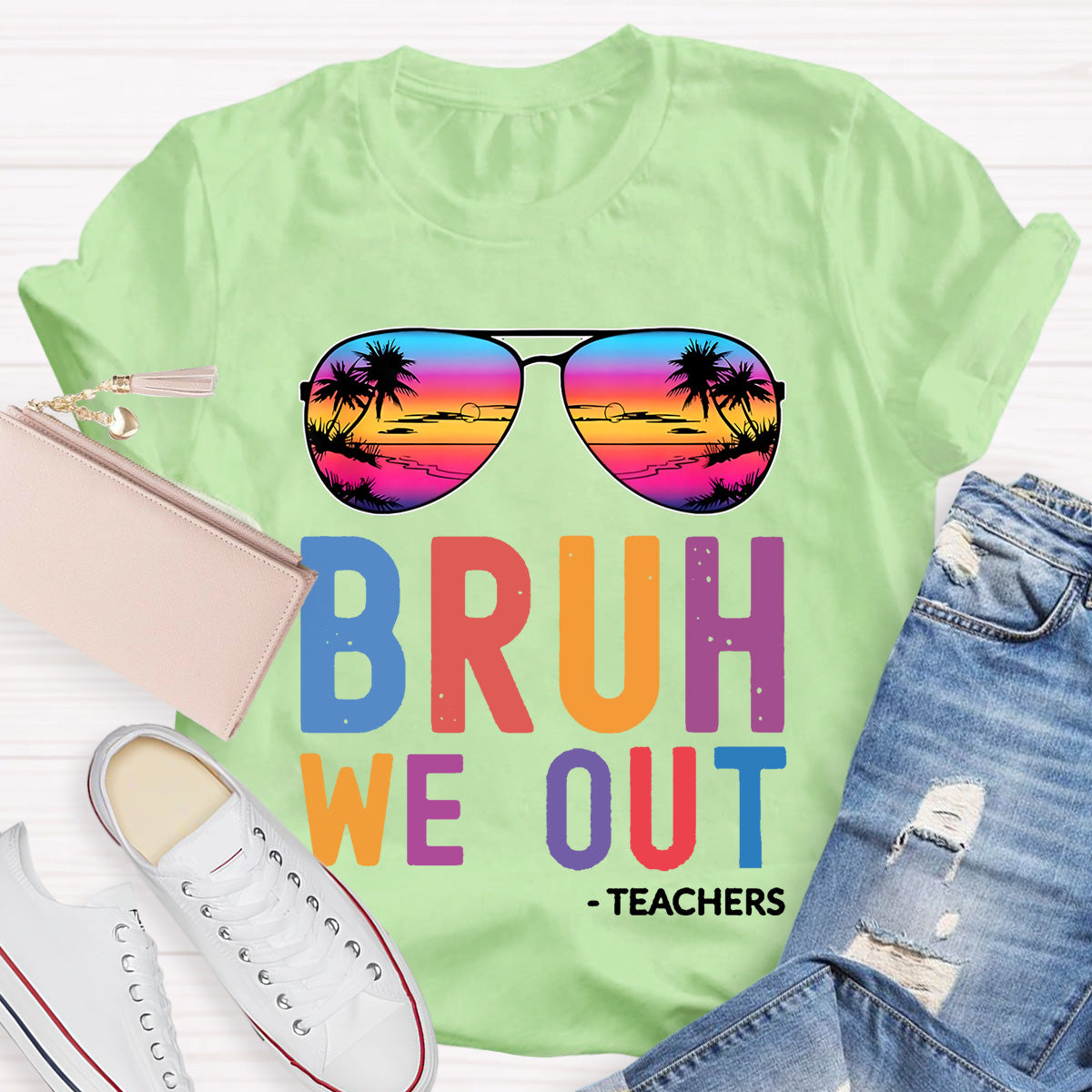 Bruh We Out Teacher Shirt