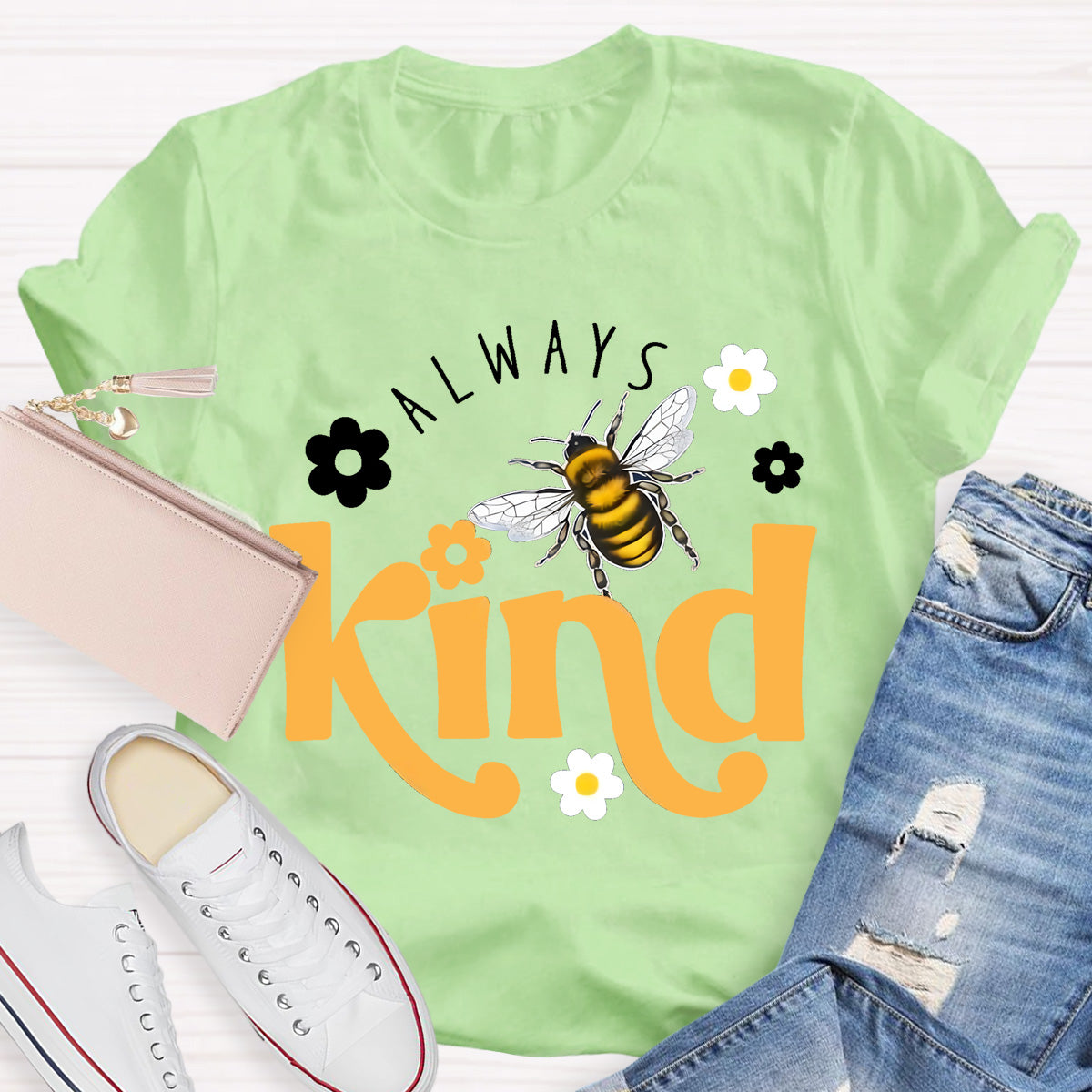 Always Bee Kind Floral T-Shirt