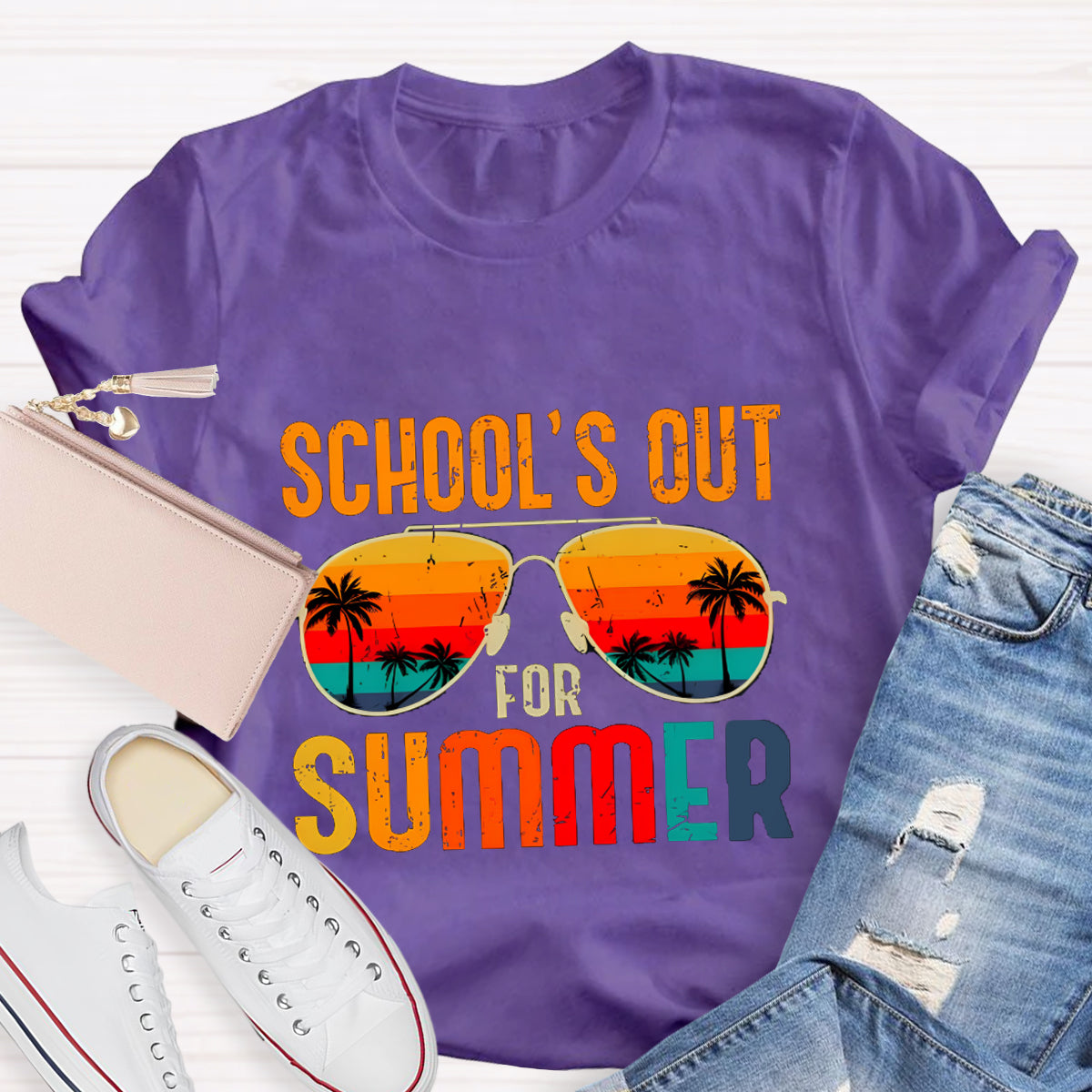 School's Out For Summer Rainbow Beach In The Eyes T-Shirt