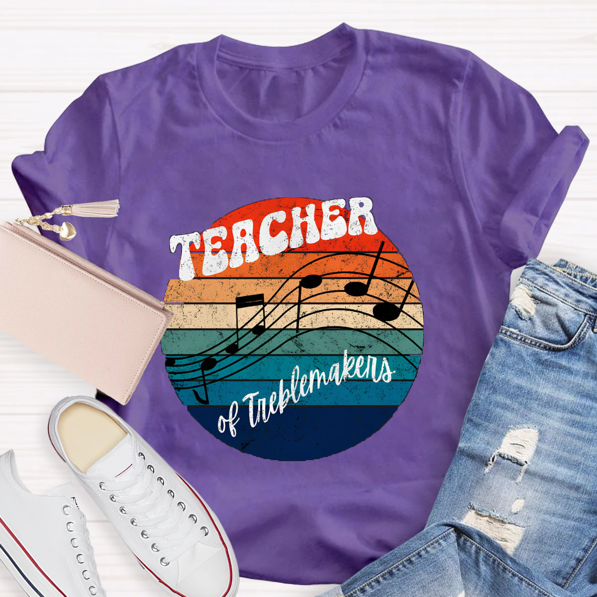 Teacher Black Note Teacher T-Shirt