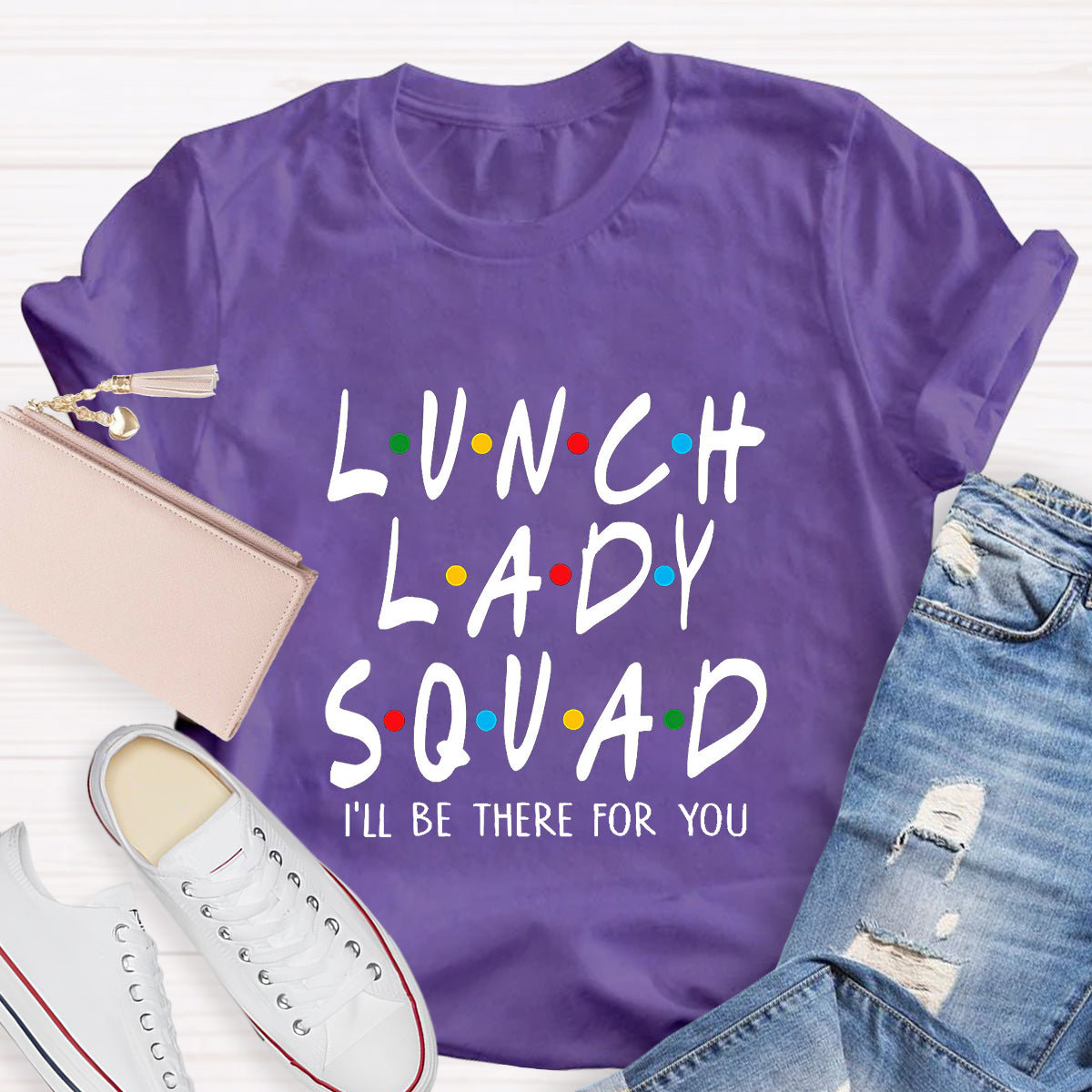 Lunch Lady Aquad Teacher T-Shirt