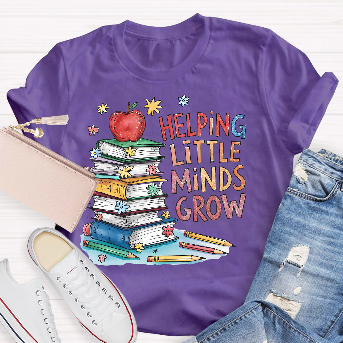 Helping Minds Grow Teacher T-Shirt
