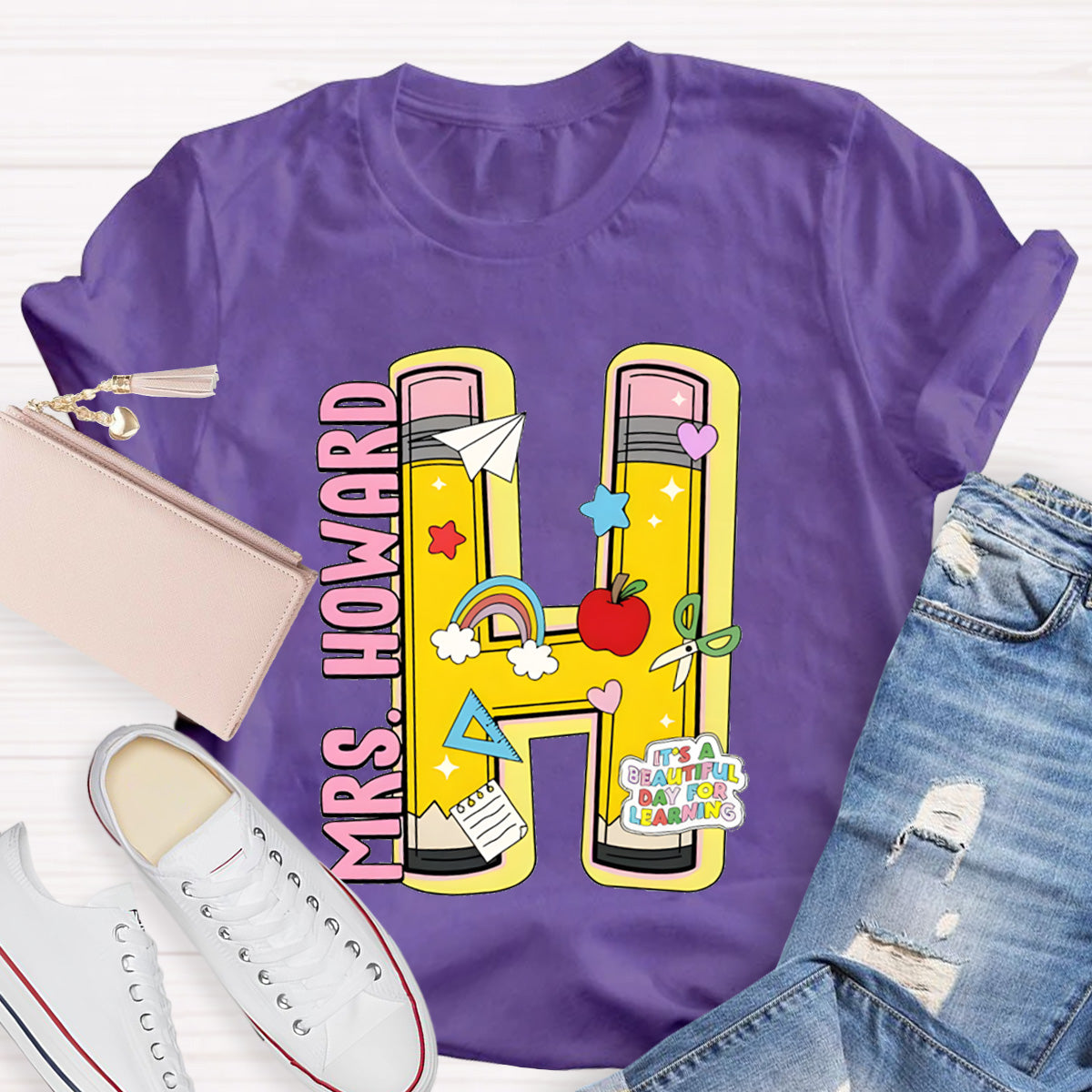 Personalized Teacher Name Mrs Howard T-Shirt