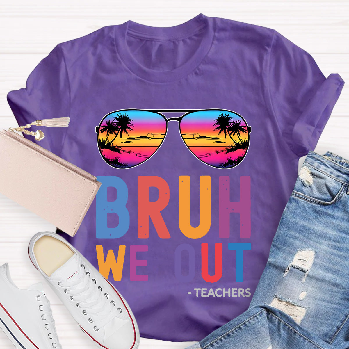 Bruh We Out Teacher Shirt
