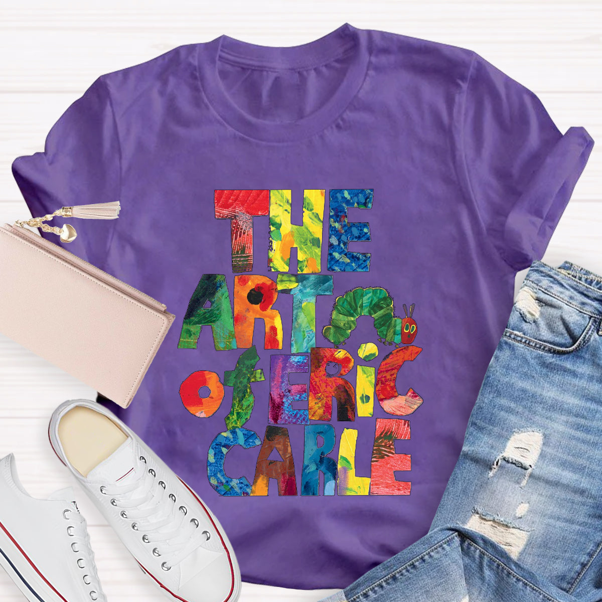The Art Of Eric Carle Teacher Shirt