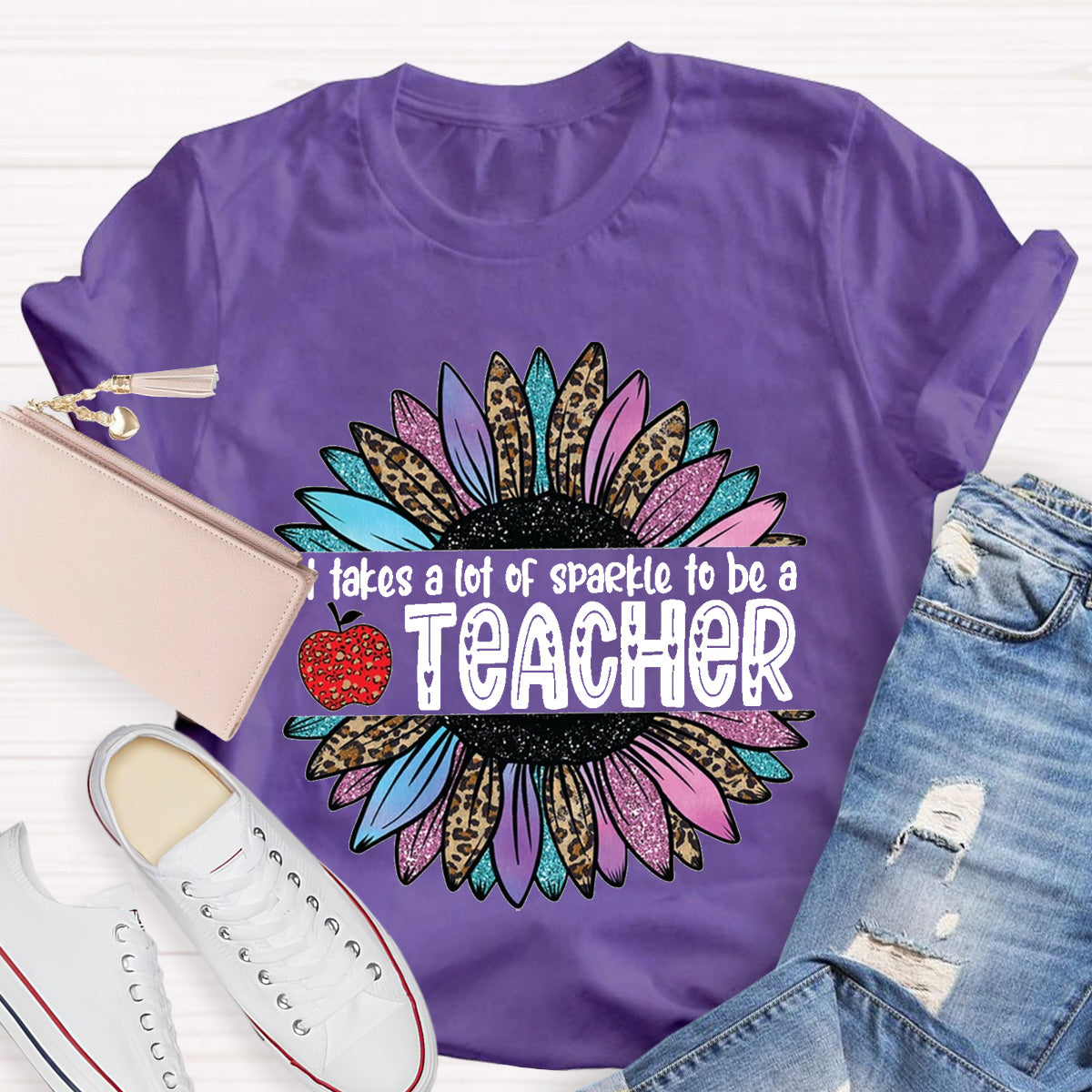 It Takes A lot Of Sparkle To Be A Teacher T-Shirt