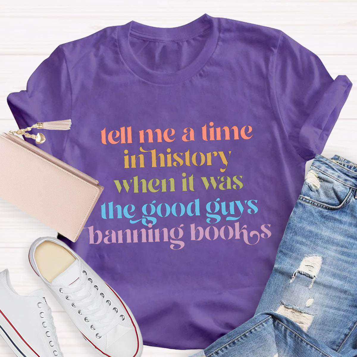 Tell Me A Time In History Teacher T-Shirt