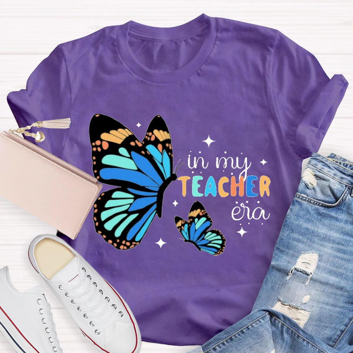 In My Teacher Era Butterfly T-Shirt