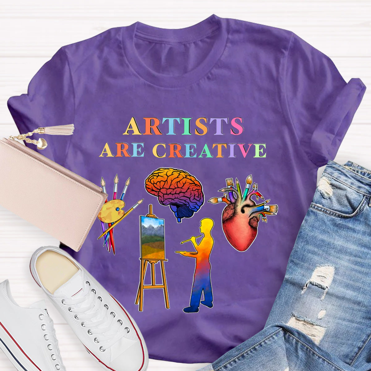 Artists Are Creative Art Teacher T-Shirt