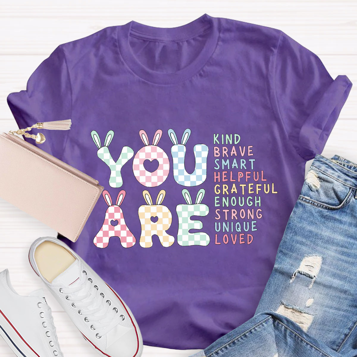 Easter You Are Kind Smart Teacher T-Shirt