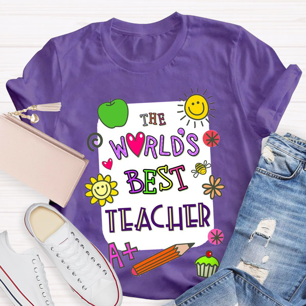 The Word's Best Teacher T-Shirt