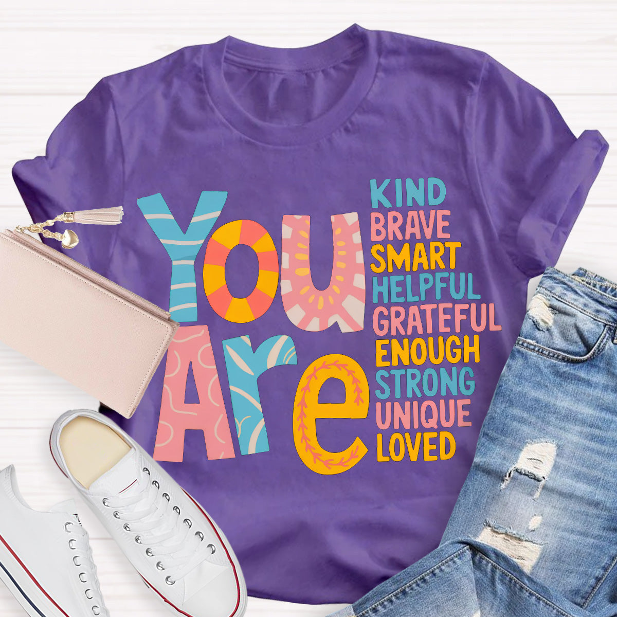 You Are Unique Strong Teacher T-Shirt