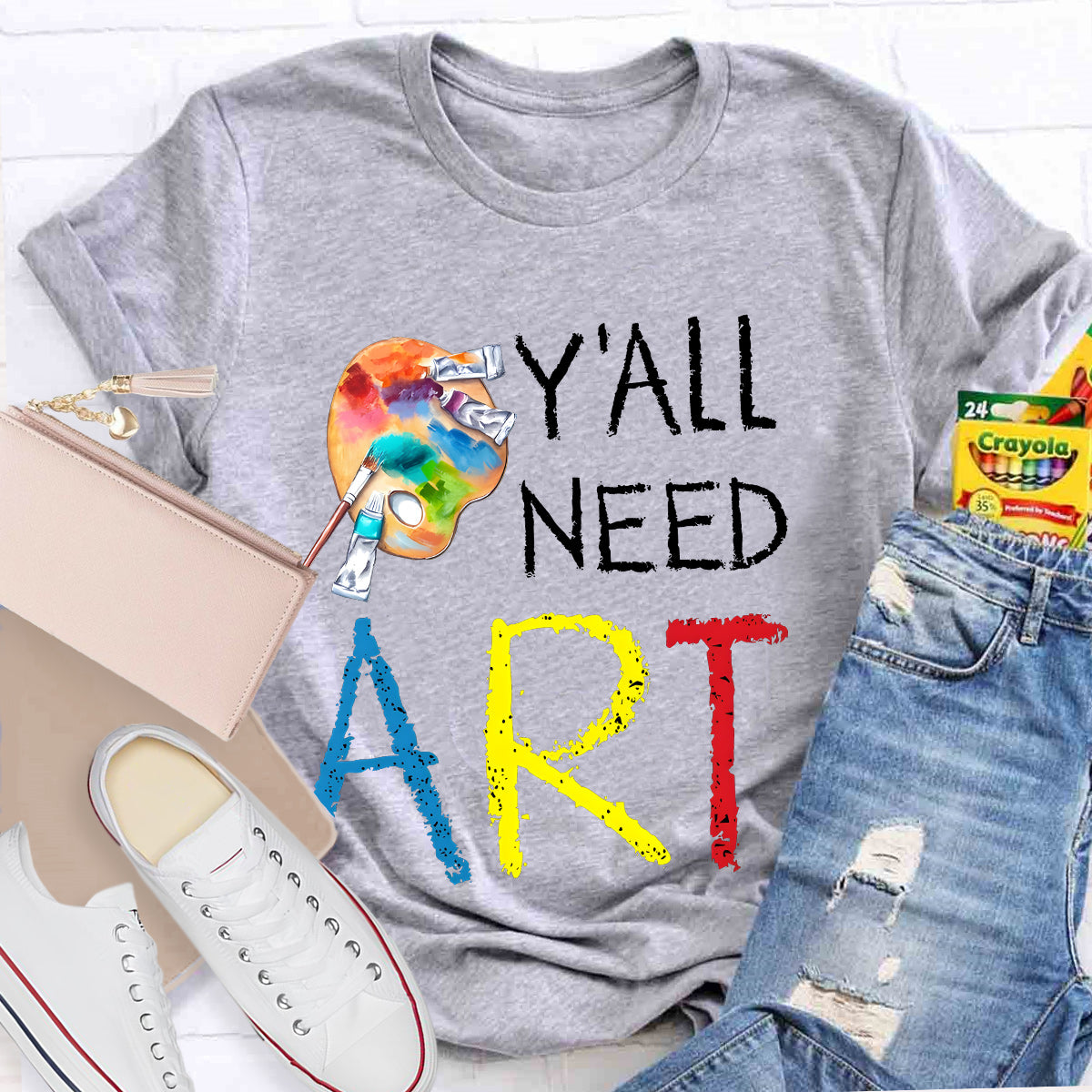 Y'll Need Art Teacher T-Shirt