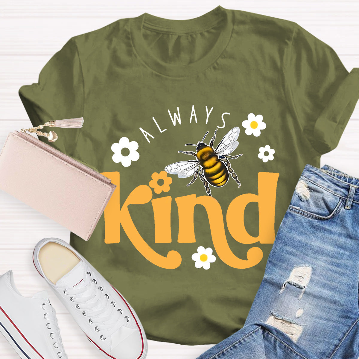 Always Bee Kind Floral T-Shirt