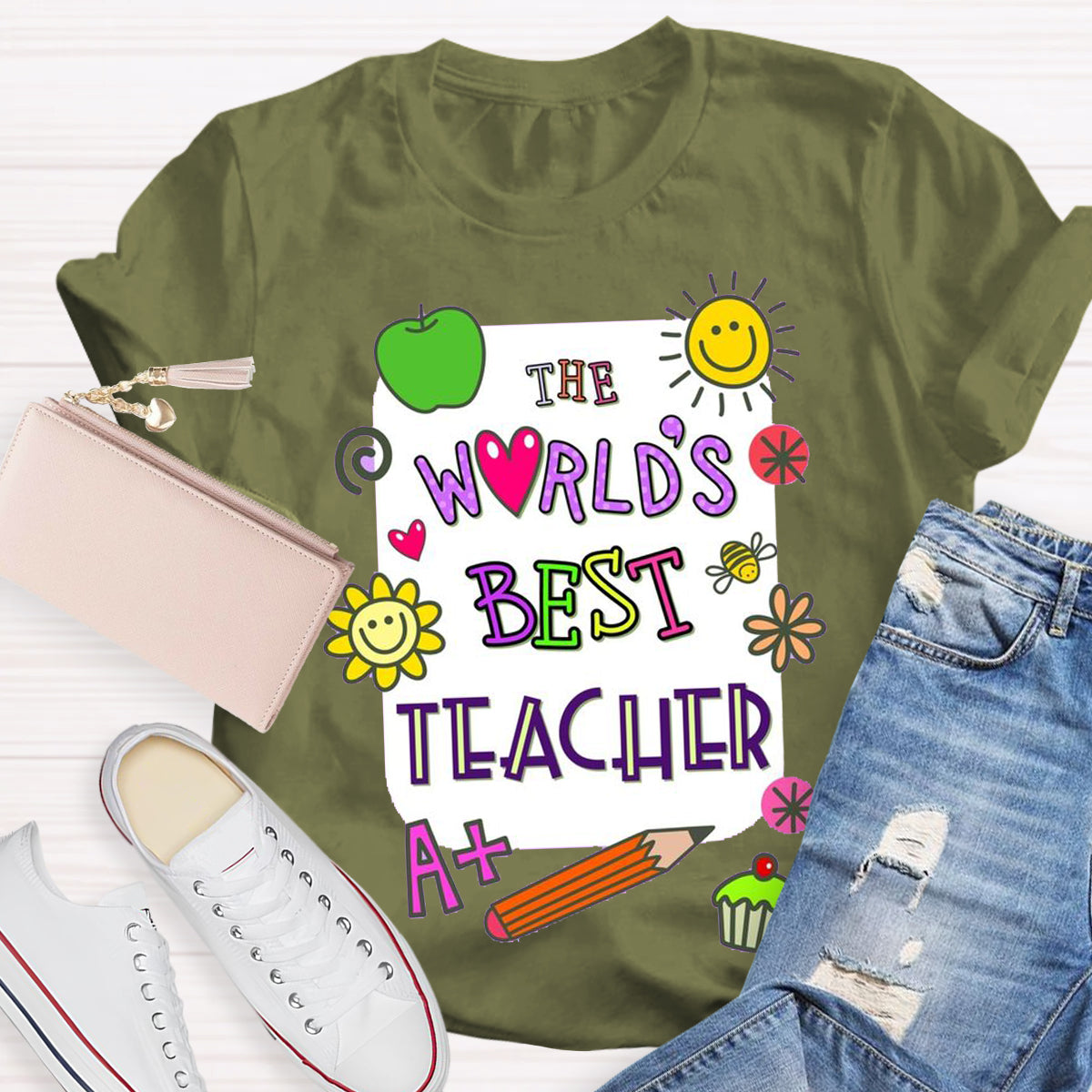 The Word's Best Teacher T-Shirt