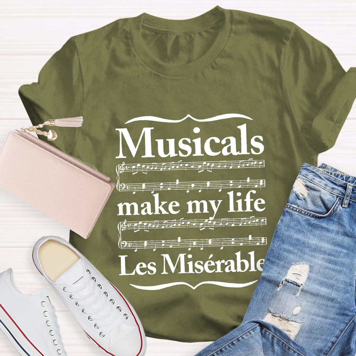 Musicals Make My Life Les Miserable T-Shirt