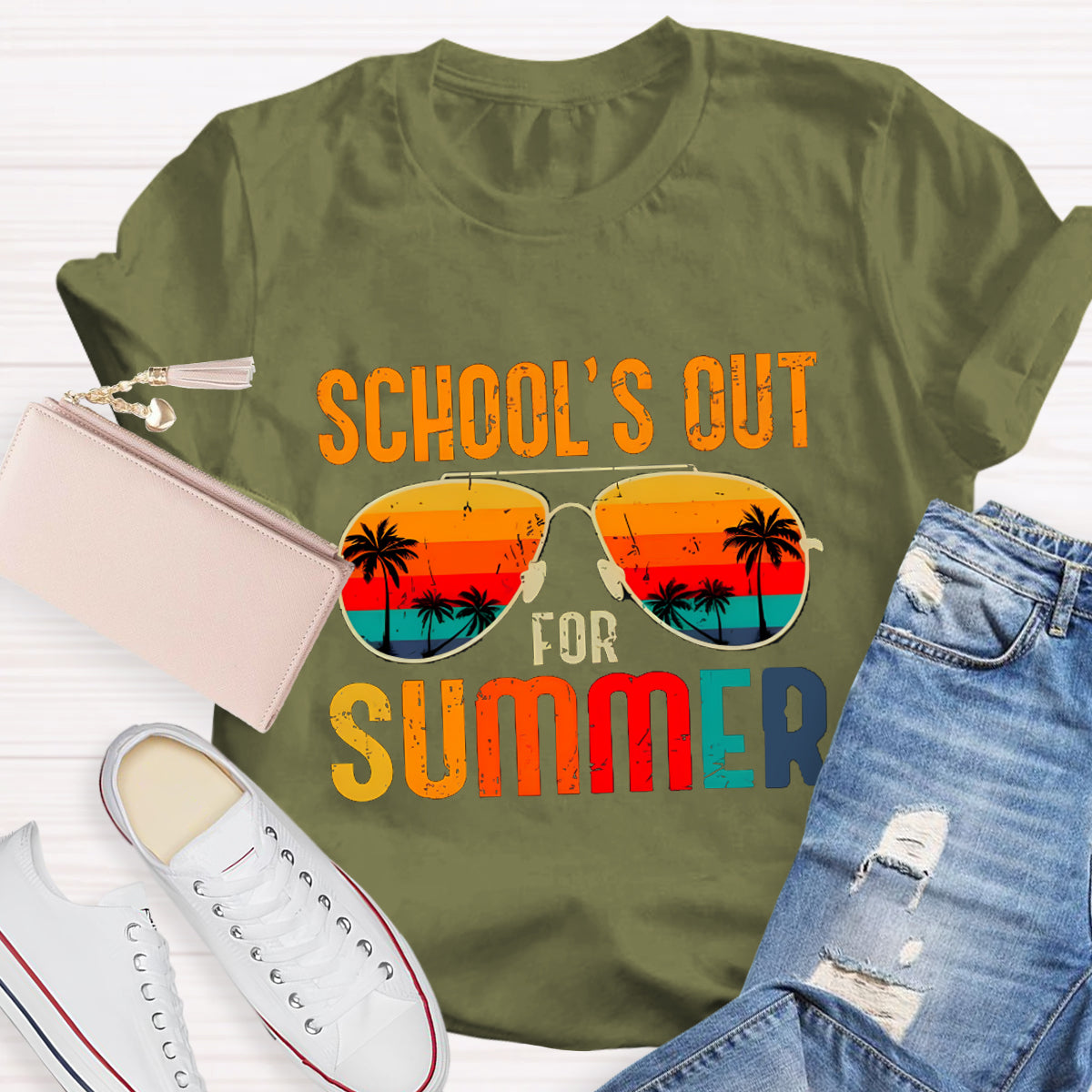 School's Out For Summer Rainbow Beach In The Eyes T-Shirt