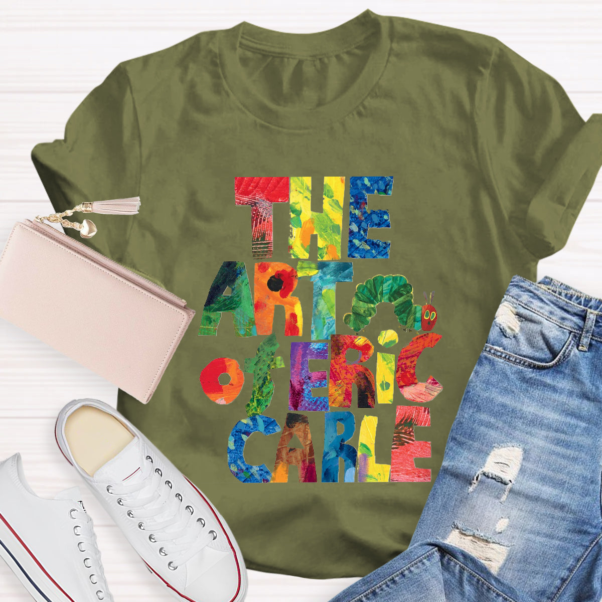 The Art Of Eric Carle Teacher Shirt