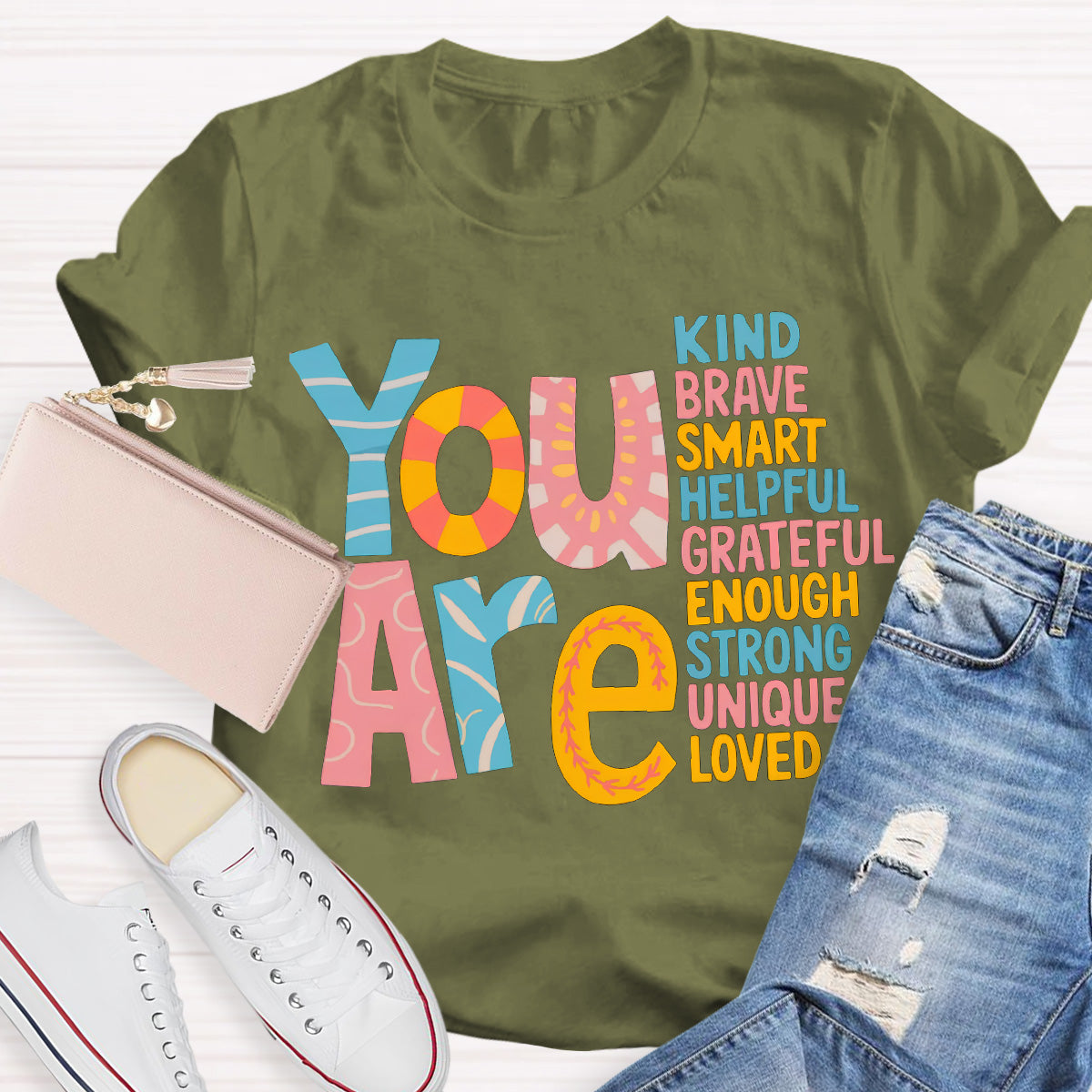 You Are Unique Strong Teacher T-Shirt