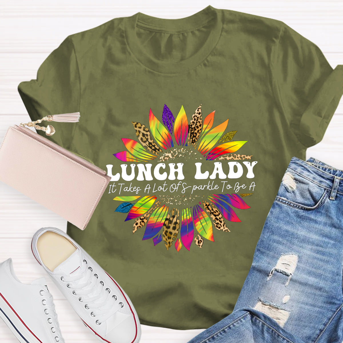 It Takes A Lot Of Sparkle To Be A Lunch Lady T-Shirt