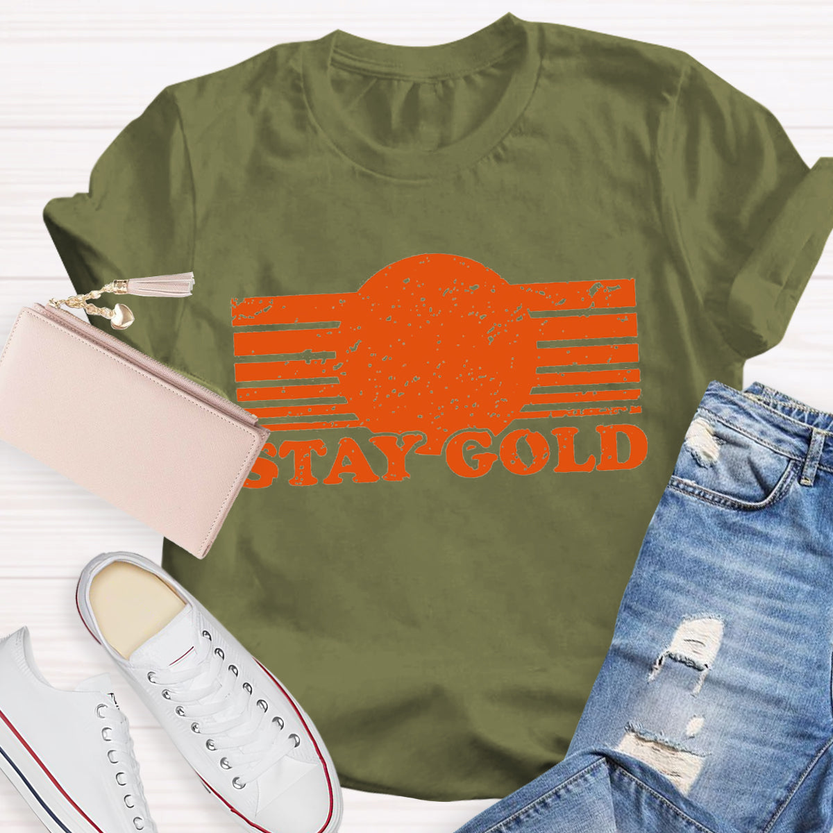Stay Gold Teacher T-Shirt