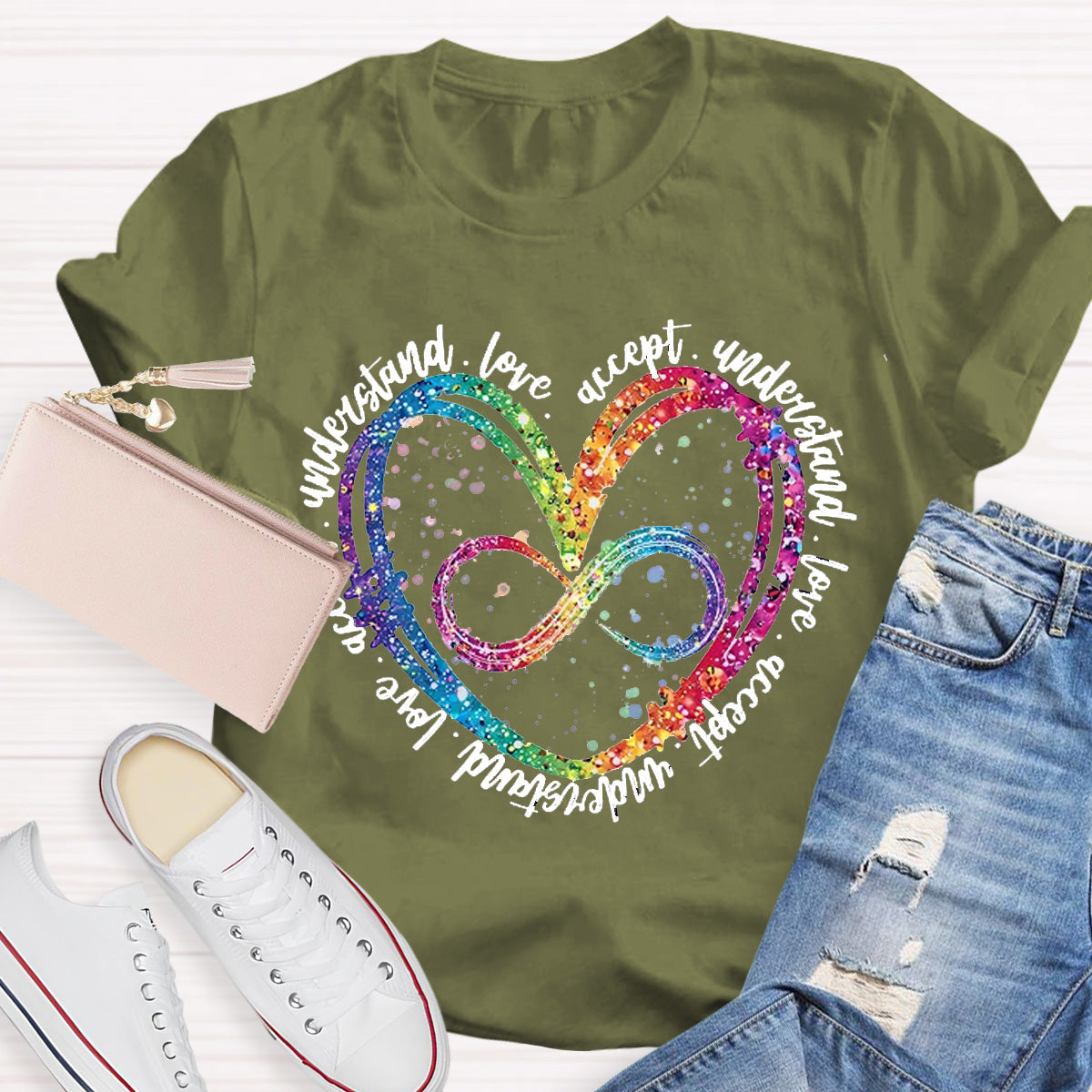 Understand Love Accept Teacher T-Shirt