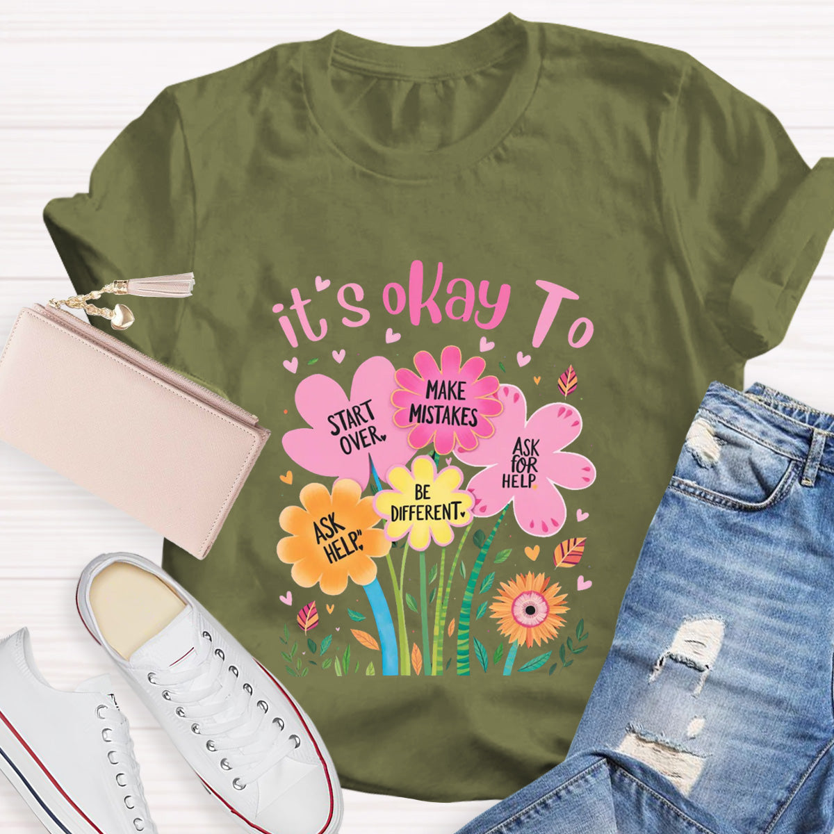 It's Okay To Be Different Teacher T-Shirt