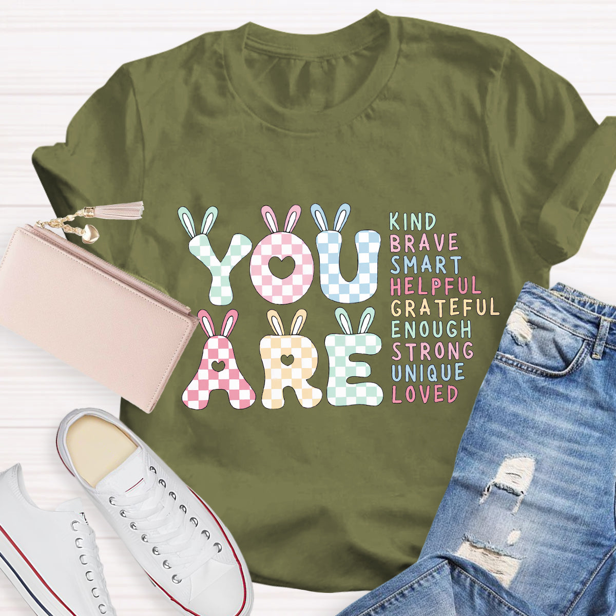 Easter You Are Kind Smart Teacher T-Shirt