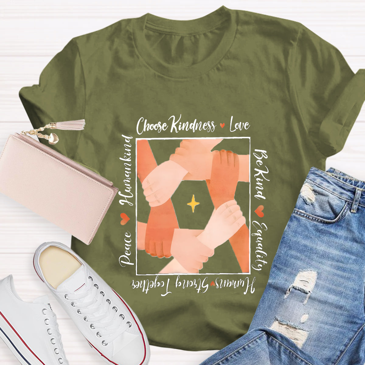 Choose Kindness Love Peace T-Shirt
