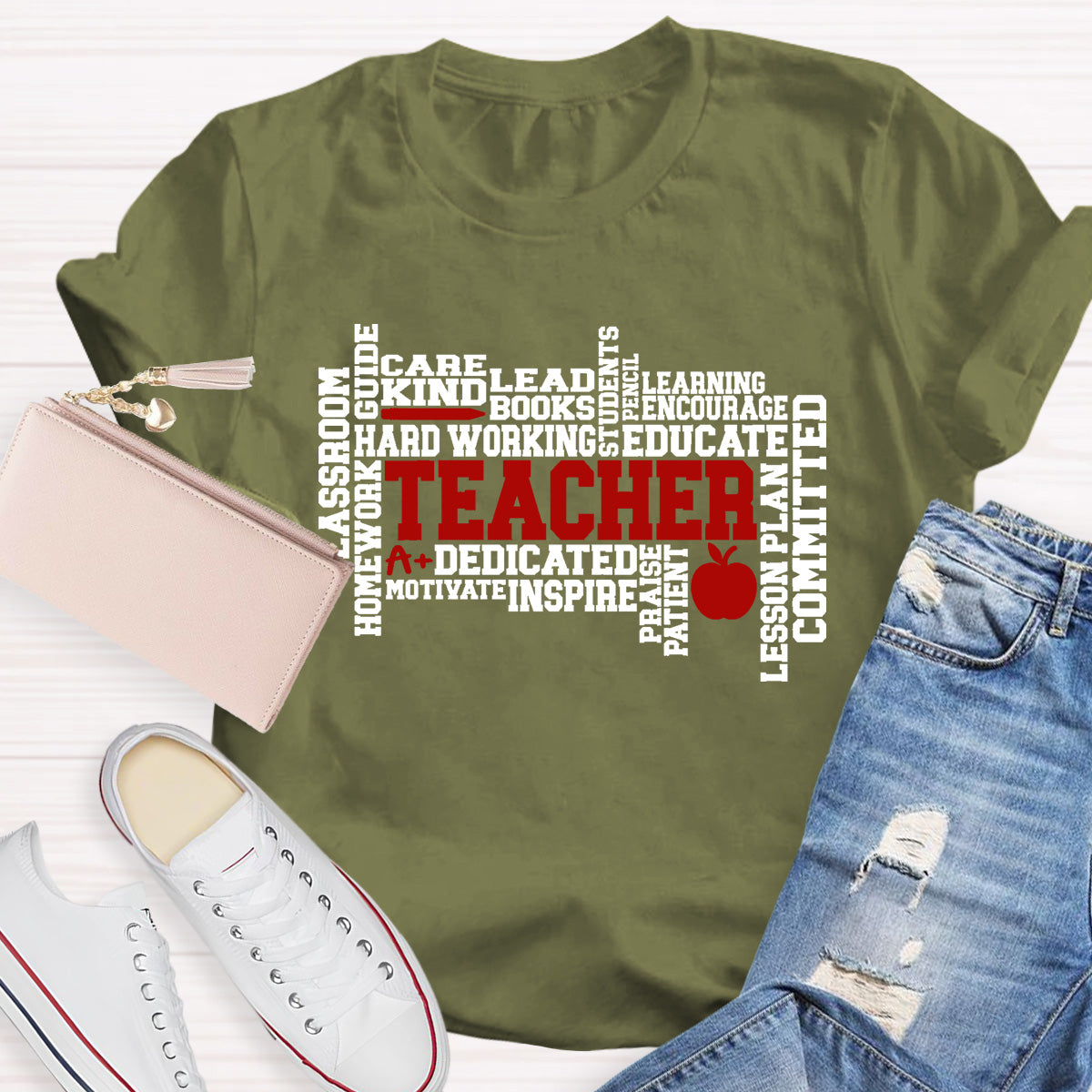 Teacher Definition Committed Encourage T-Shirt