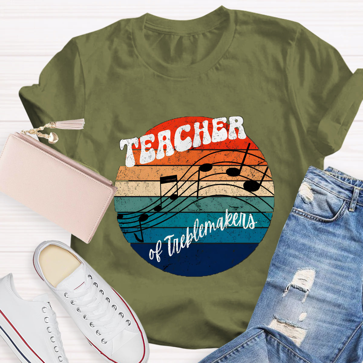 Teacher Black Note Teacher T-Shirt