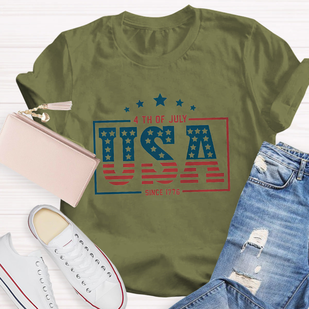 4th Of July Since 1776 Teacher T-Shirt