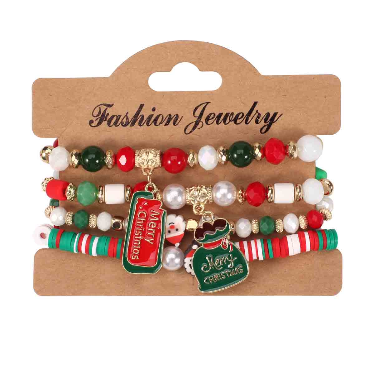 Christmas Snowman Christmas Tree Bracelet