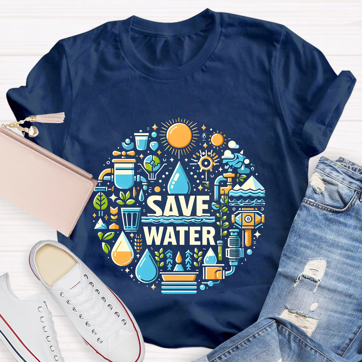 Save Water Teacher T-Shirt