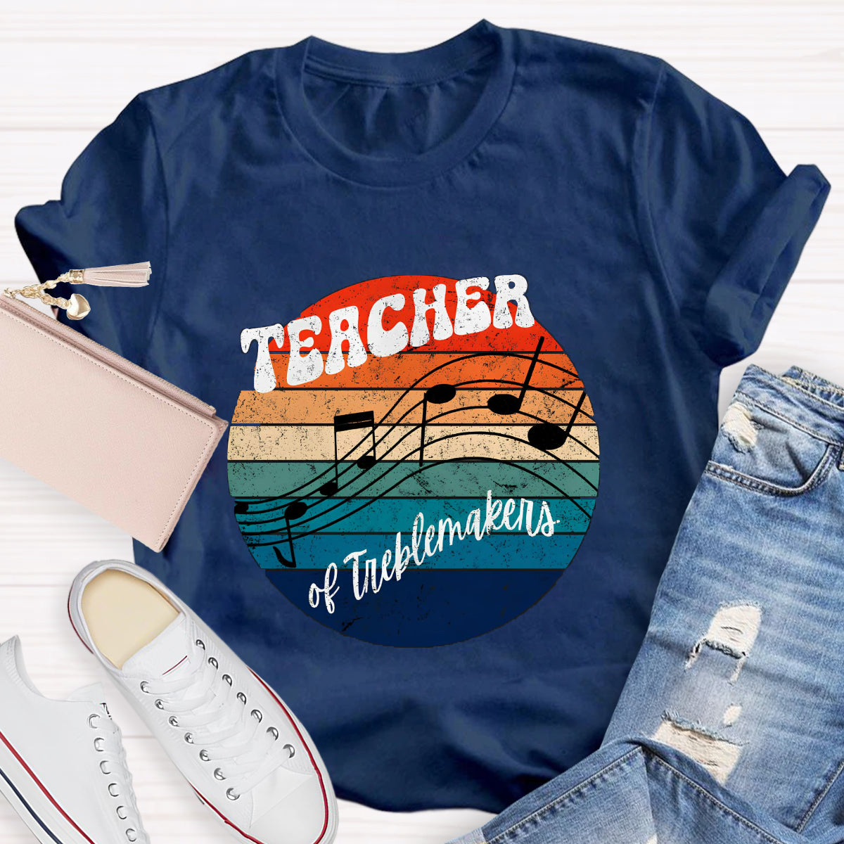 Teacher Black Note Teacher T-Shirt