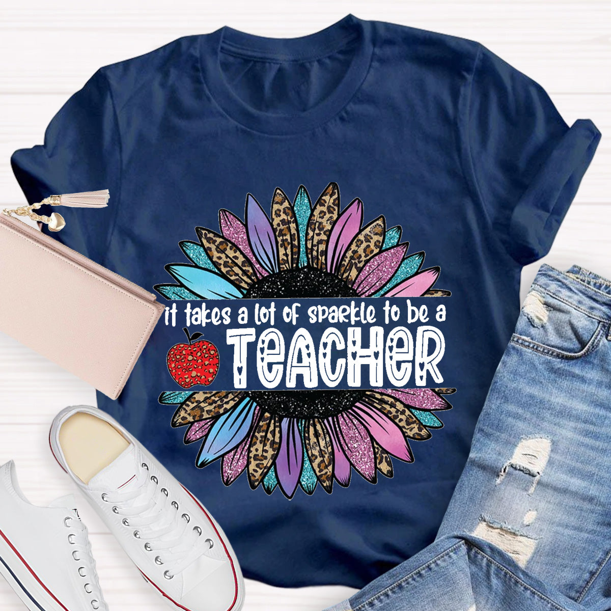 It Takes A lot Of Sparkle To Be A Teacher T-Shirt