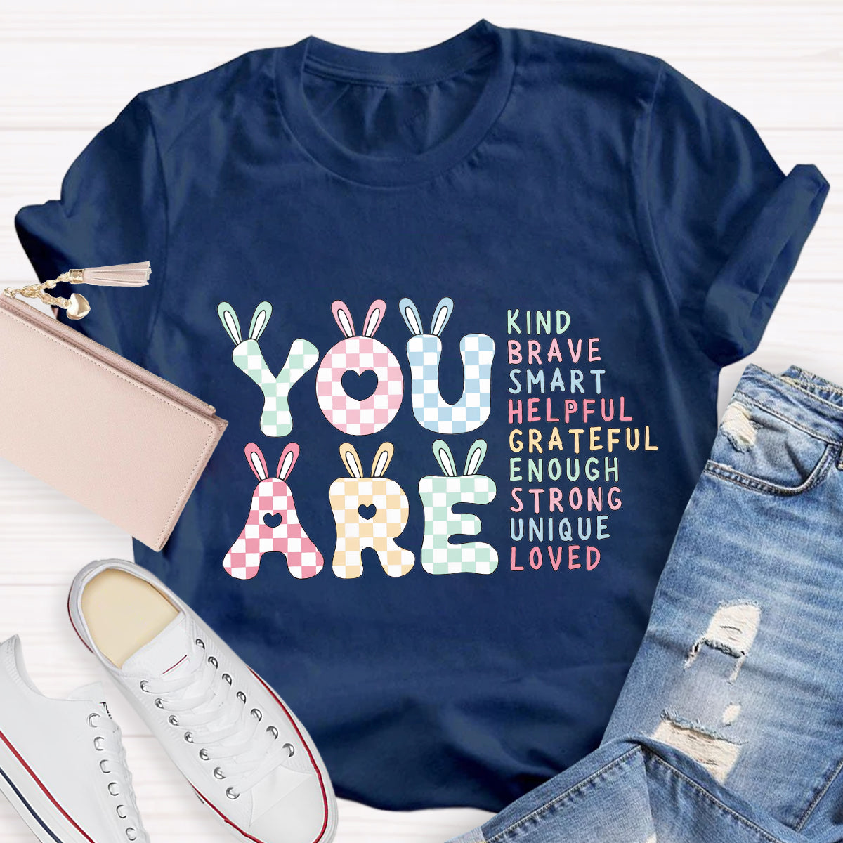 Easter You Are Kind Smart Teacher T-Shirt