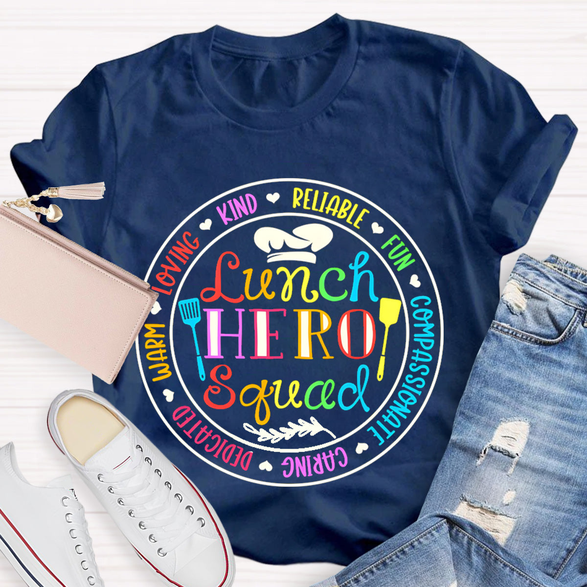 Lunch Hero Squad Warm Loving Kind T-Shirt
