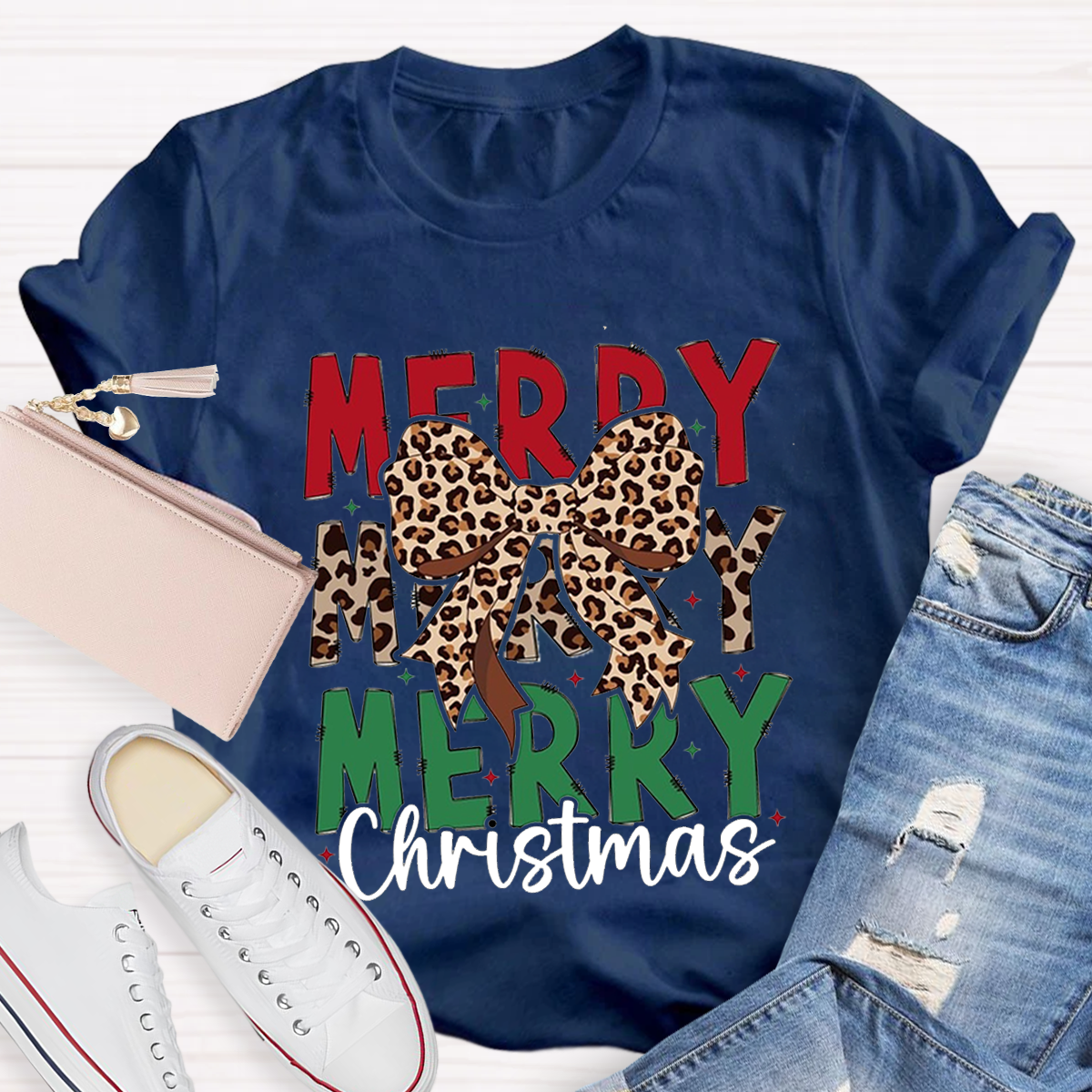 Cute Merry Christmas Teacher T-Shirt