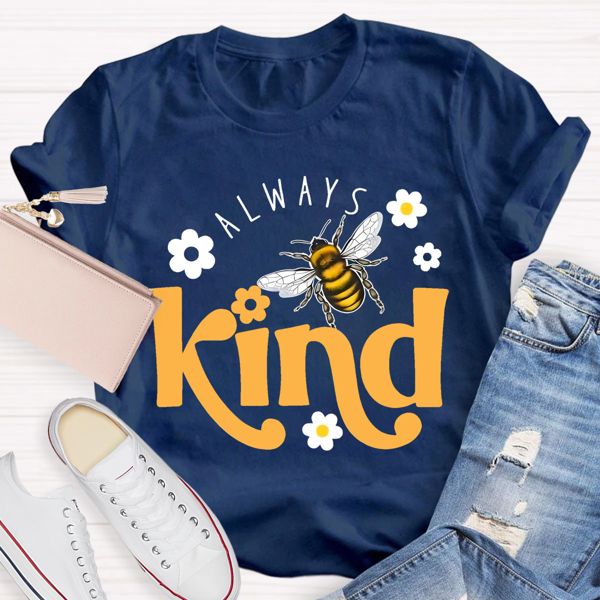 Always Bee Kind Floral T-Shirt