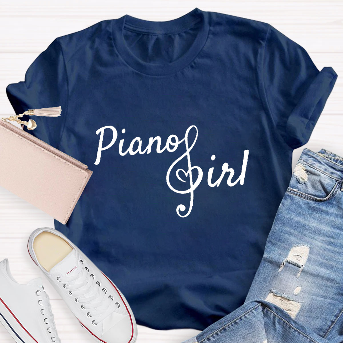 Piano Girl Teacher T-Shirt