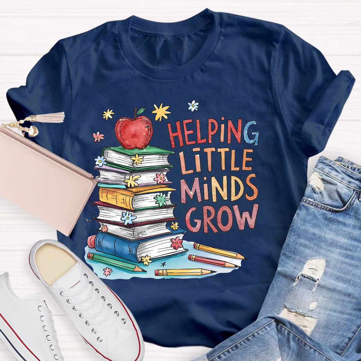 Helping Minds Grow Teacher T-Shirt