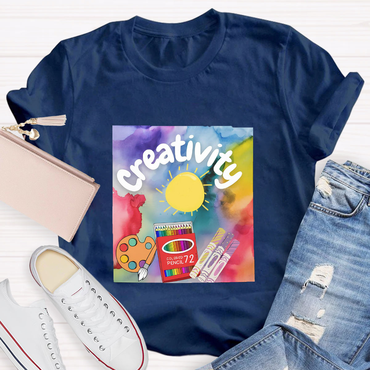 Be Creativity Art Teacher T-Shirt