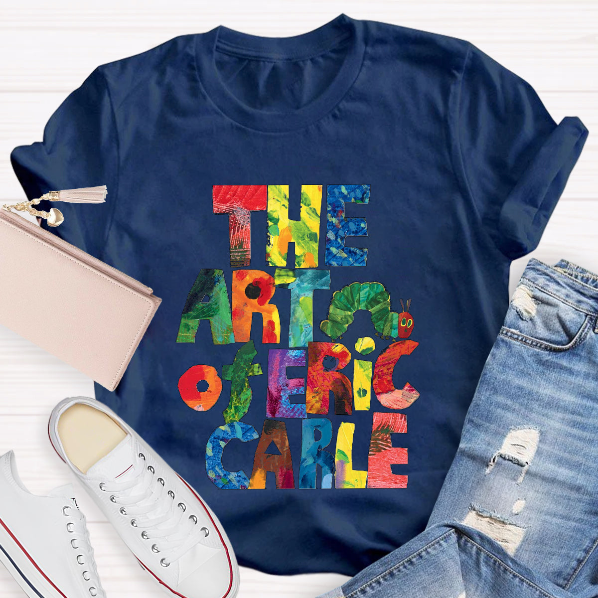 The Art Of Eric Carle Teacher Shirt