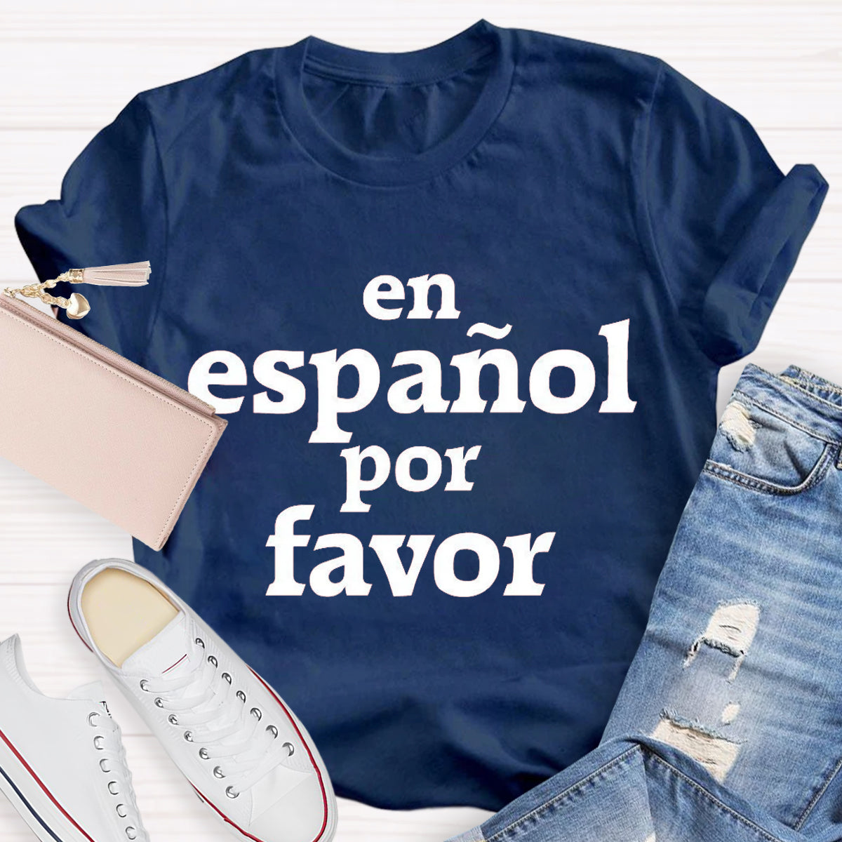 En Espanol Por Favor Spanish Teacher T-Shirt