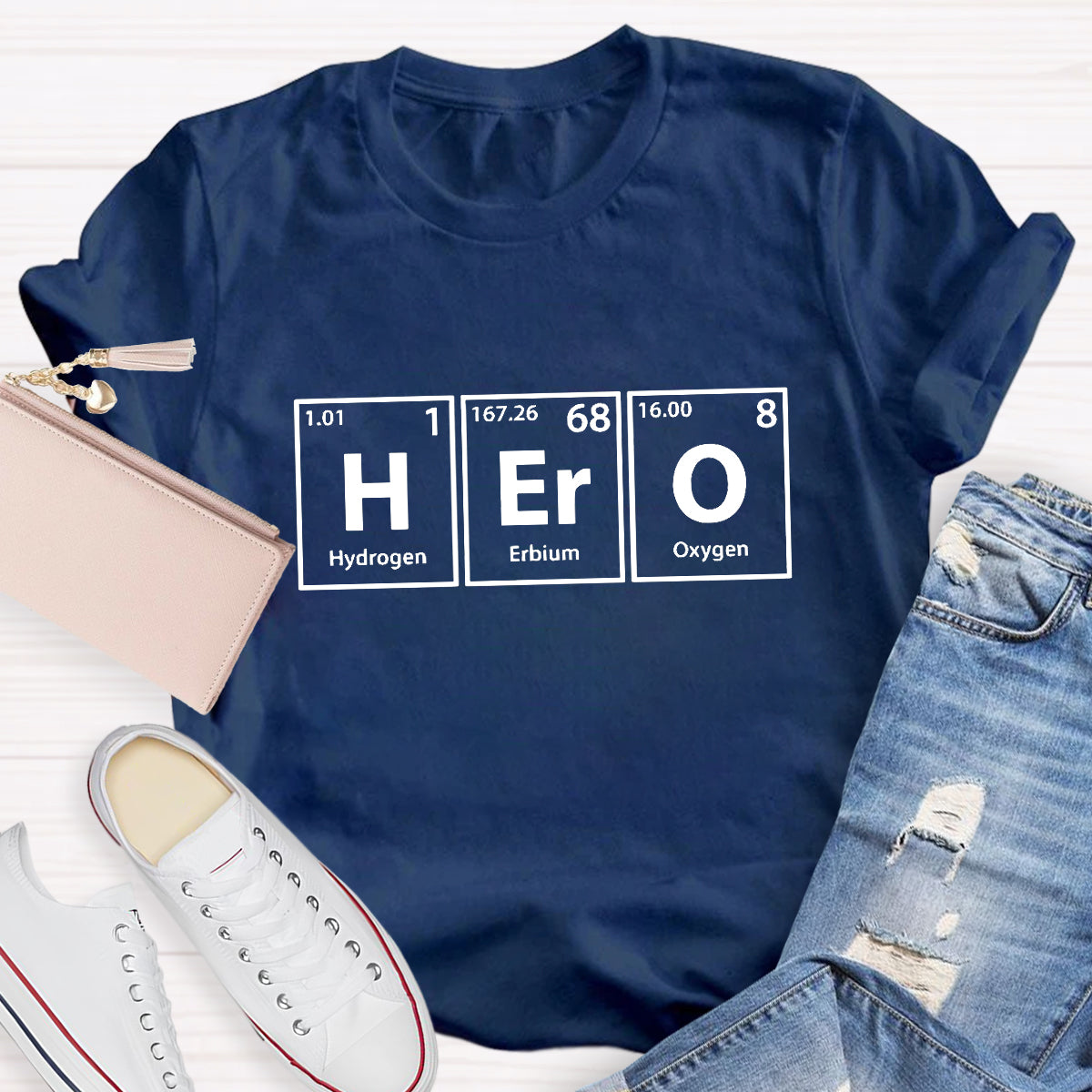 Hero Periodic Table Teacher T-Shirt