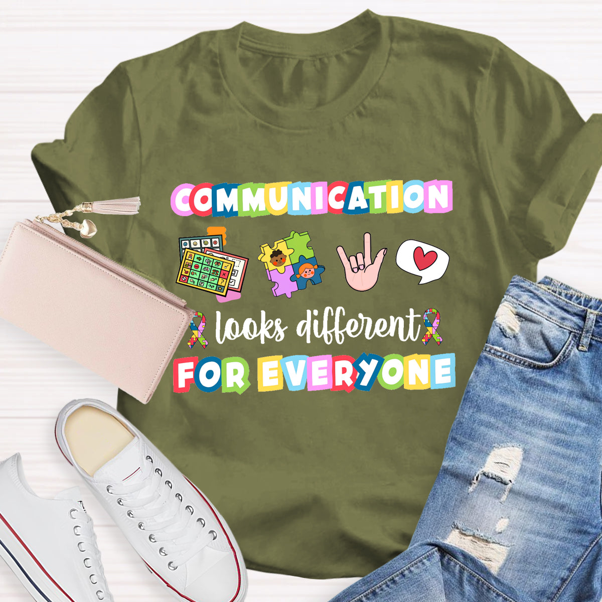 Communication Looks Different For Everyone T-Shirt