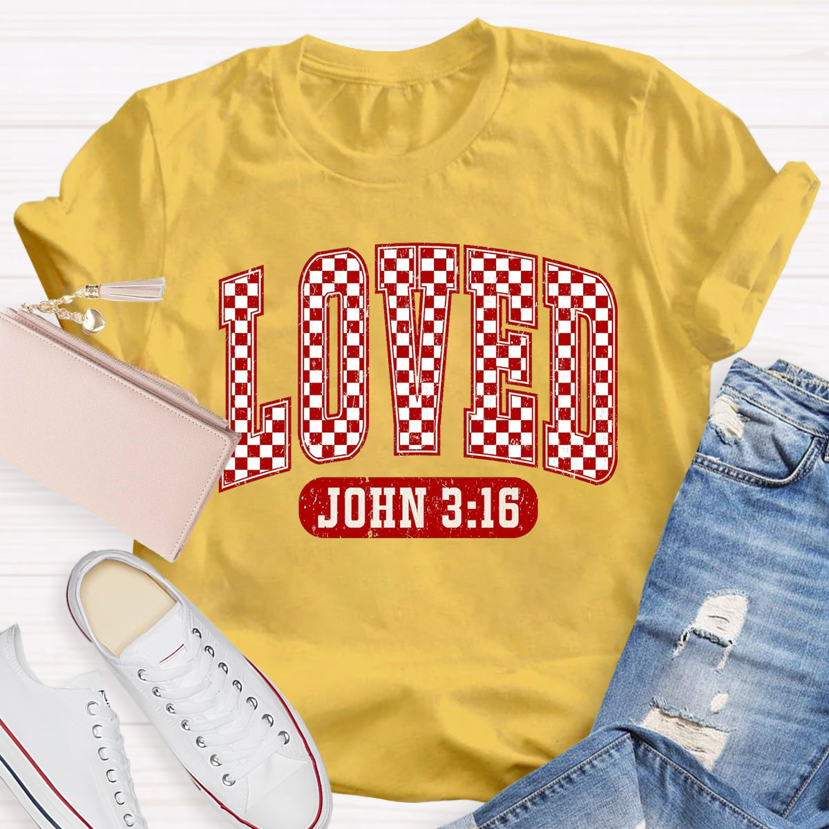 Valentine Loved John 3:16 T-Shirt